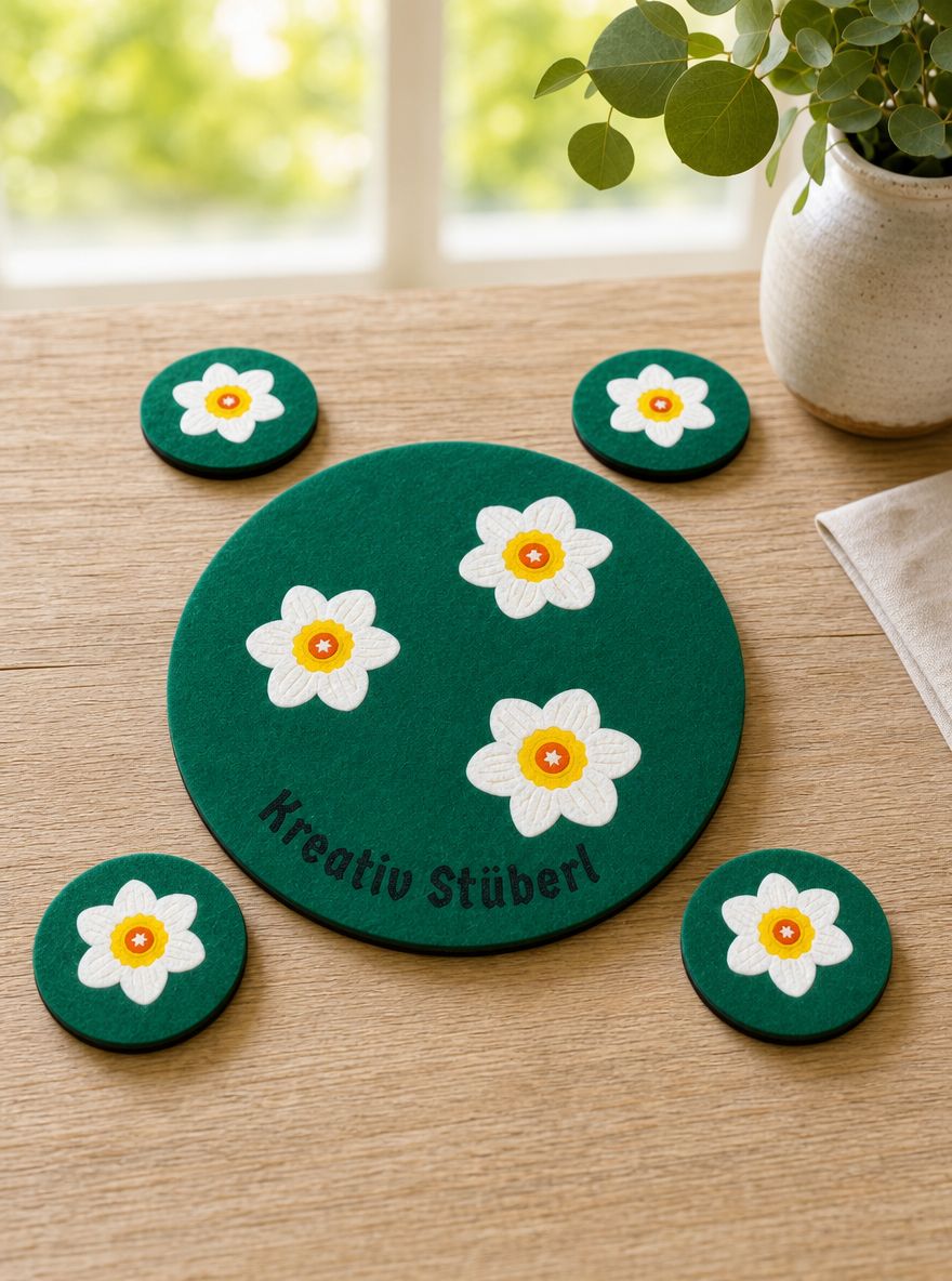 Personaliziertes Untersetzer Set
