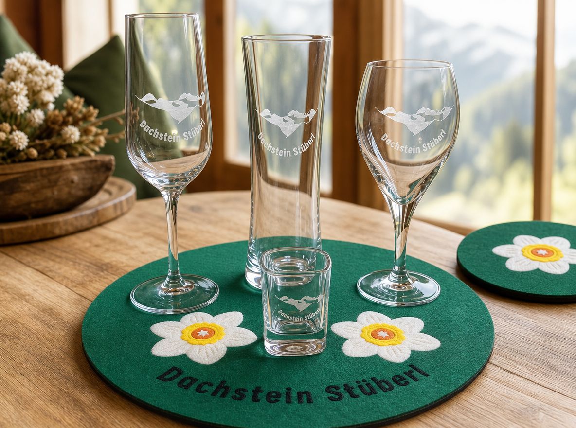 Gravierte Gläser